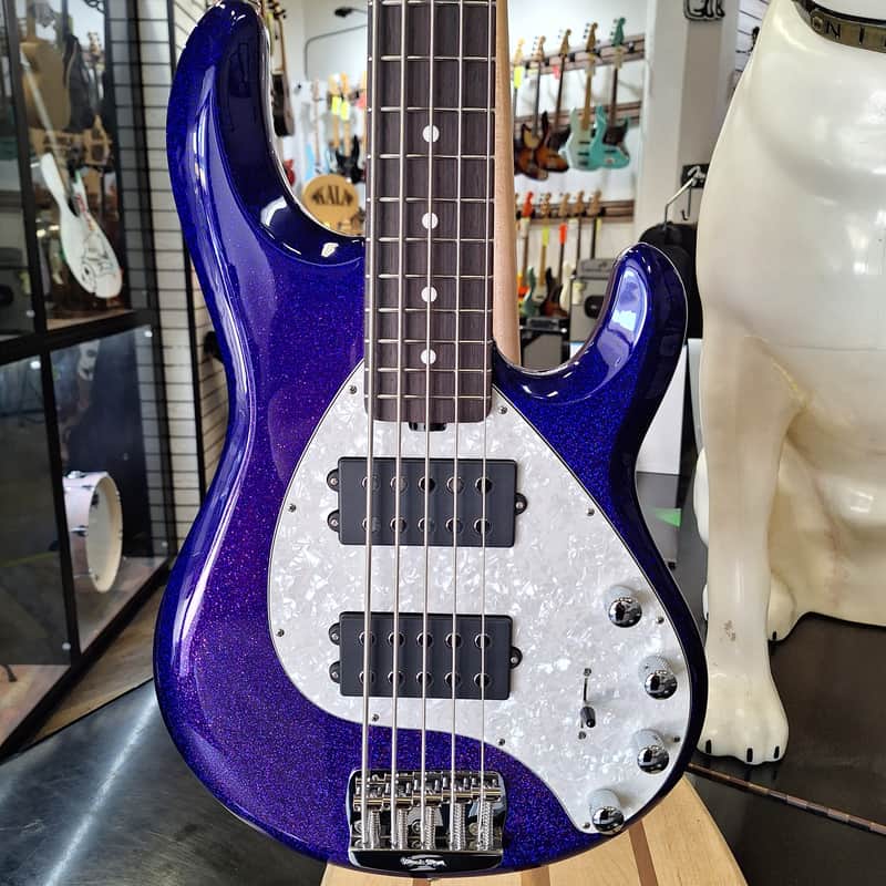 Ernie Ball Music Man StingRay Special 5 HH with Rosewood Fretboard 2026 - Present - Violet Sparkle Burst 9.1 pounds image 1