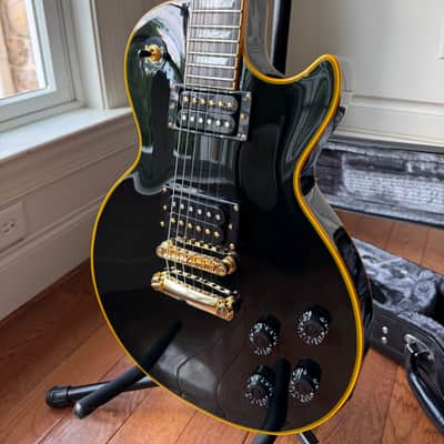 2014 Epiphone Les Paul Custom Classic - Ebony Black image 3