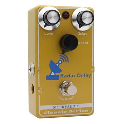 Mosky Radar Delay Hand-wired Analog Guitar Effects Pedal Based on MAD Deep Blue image 5