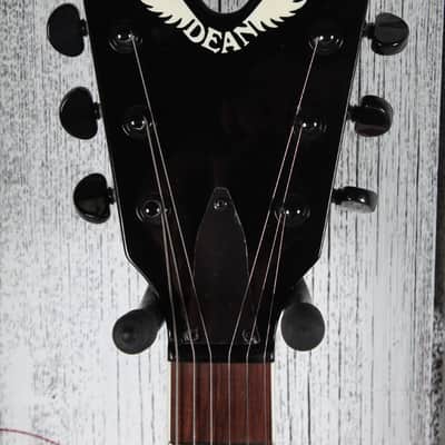 Dean ML 79 Solid Body Electric Guitar Black To Blue Fade Finish image 10