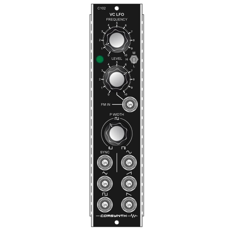 Corsynth - C102 VC LFO Low Frequency Oscillator [5U/MU] image 1