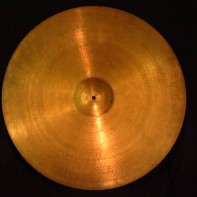 Zildjian Rare!! 50's A Zildjian 24" Medium Ride Cymbal Large Hollow Stamp 3,492g image 5