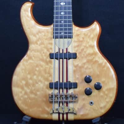 Alembic John Entwistle Signed 5 String Persuader 1983 Natural Quilted Maple image 6