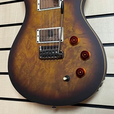 PRS SE Exotic DGT Poplar Burl David Grissom Signature Limited Edition McCarty Tobacco Burst Electric Guitar Gigbag Made in Indonesia image 3