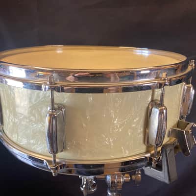 Slingerland – 5x14" Artist Model (Radio King) 3-Ply 8-Lug Snare Drum 1963–1968 – Marine Pearl. Gene Krupa?!? image 9