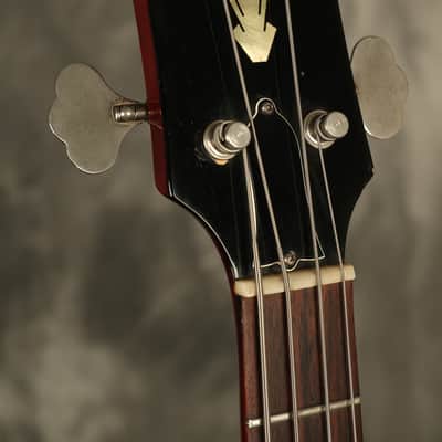 1965 Gibson EB-0 Bass Cherry wide nut width image 11