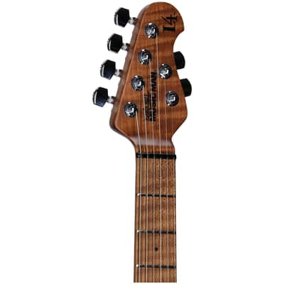 Ernie Ball Music Man Luke 4 HSS Electric Guitar, Fireball image 7