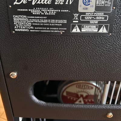 Fender Hot Rod DeVille 212 IV 3-Channel 60-Watt 2x12" Guitar Combo 2018 - Present - Black image 8