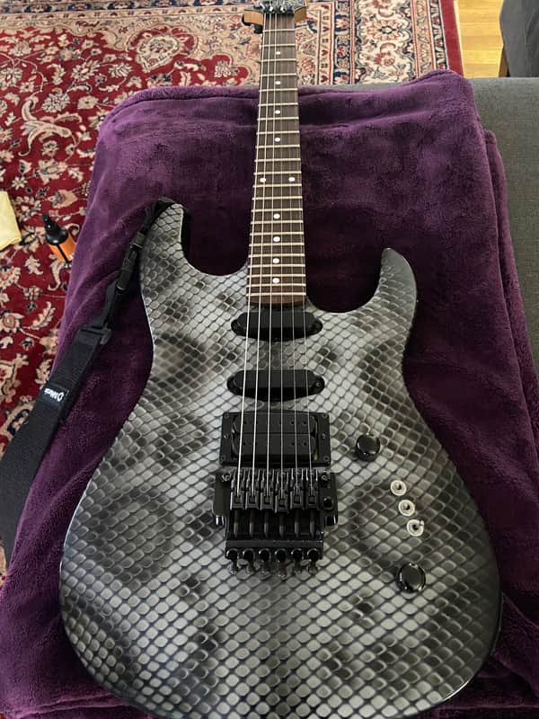 B. C. Rich ST-lll U.S.A. - HSS Vintage 1987 Snake Skin image 1