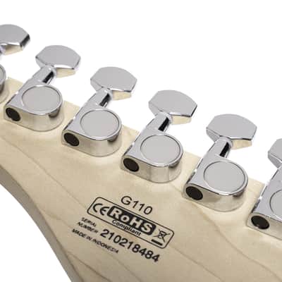 Cort G110OPSB G Series Double Cutaway Electric Guitar - Open Pore Sunburst image 4