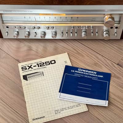 FULLY RESTORED Pioneer SX-1250 AM/FM Stereo Receiver + ORIG MANUAL ~ image 8