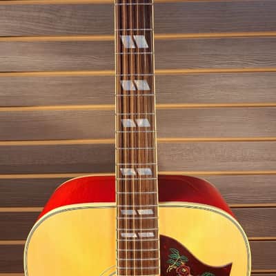 Gibson Dove - Antique Natural Gloss- Bone nut and Saddle - Professional Set up - Free shipping image 7