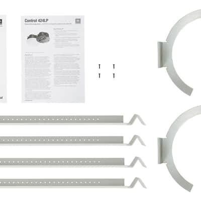 Immagine (2) JBL Control 424LP 4" Low Profile 70v/16-ohm Commercial In-Ceiling Speakers - 8