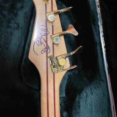 SIGNED by Rudy Sarzo Peavey Rudy Sarzo Bass 1980s Red With Case image 12
