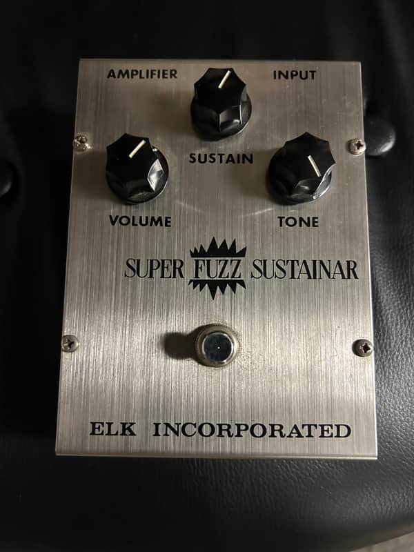 Elk Super Fuzz Sustainar 1970s - Silver image 1