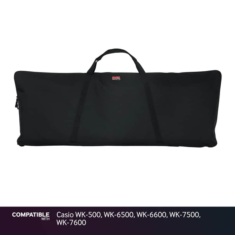 Gator Economy Keyboard Gig Bag for Casio WK-500, WK-6500, WK-6600, WK-7500, WK-7 image 1