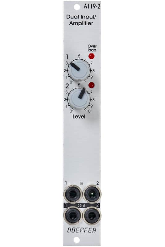 Doepfer A-119-2 Dual external Input / amplifier modul;e, eurorack. image 1