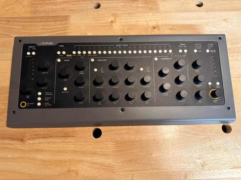 Softube Console 1 MKII Hardware/Software Mixer 2010s - Black/Grey image 1