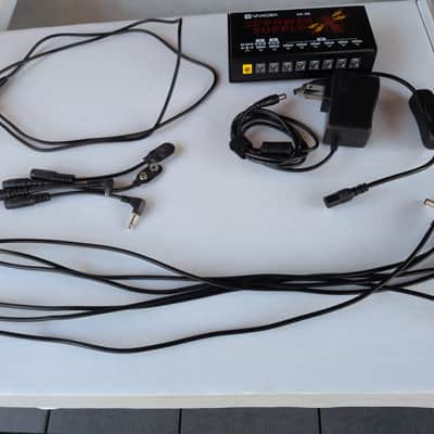 Vangoa Guitar Pedal Power Supply - 8 Isolated DC Output for 9V/12V/15V/18V Effects Pedal with Adjustable Voltage and extra adapeters - Black image 4