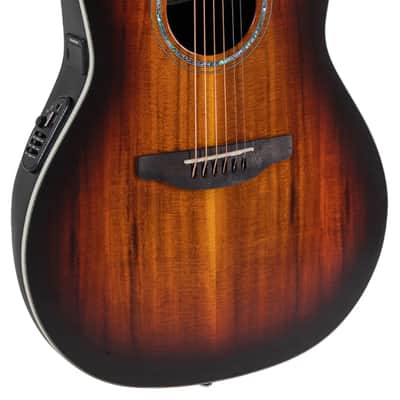 Ovation CS28P-KOAB-G Celebrity Series Traditional Plus Super Shallow Acoustic-Electric Guitar Koa Burst image 1