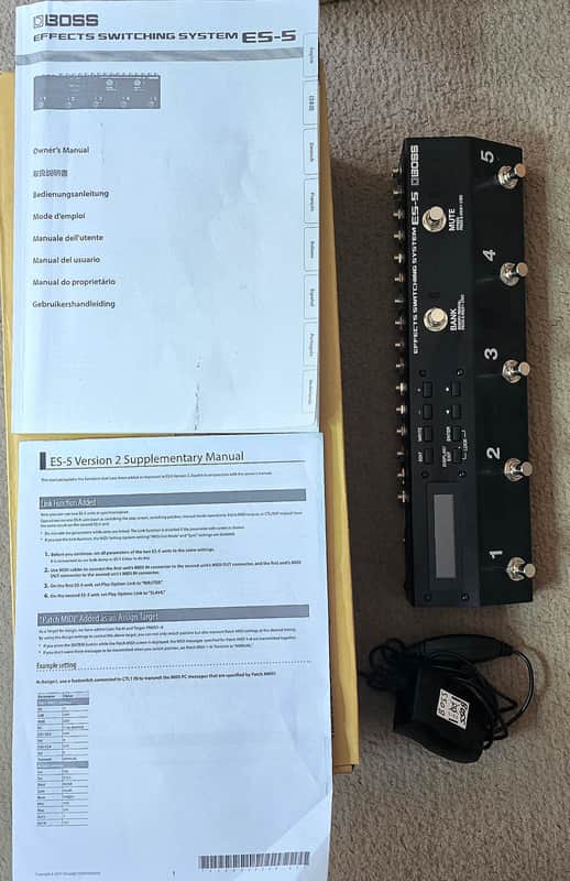 Boss ES-5 Effects Switching System