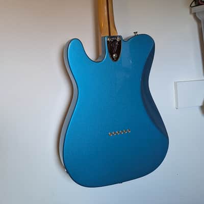 Fender Vintera '70s Telecaster Deluxe - Lake Place Blue w/ Fender CuNiFe Wide Range Pickups and 3-Ply Black Pickguard image 2