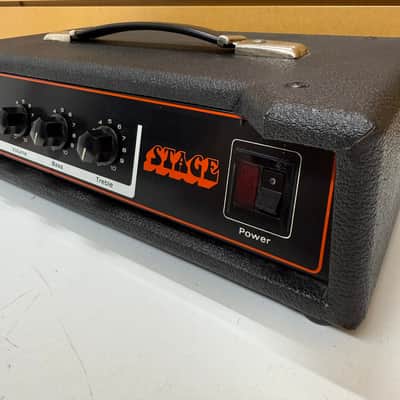 Unicord Univox Stage 65B 65-Watts Amp Head 1980's - Black image 3