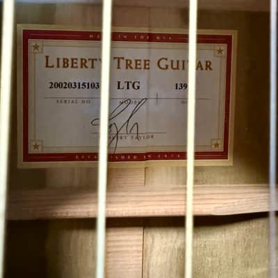 Taylor Liberty Tree LTG Grand Concert Acoustic with Case - Pre Owned image 21