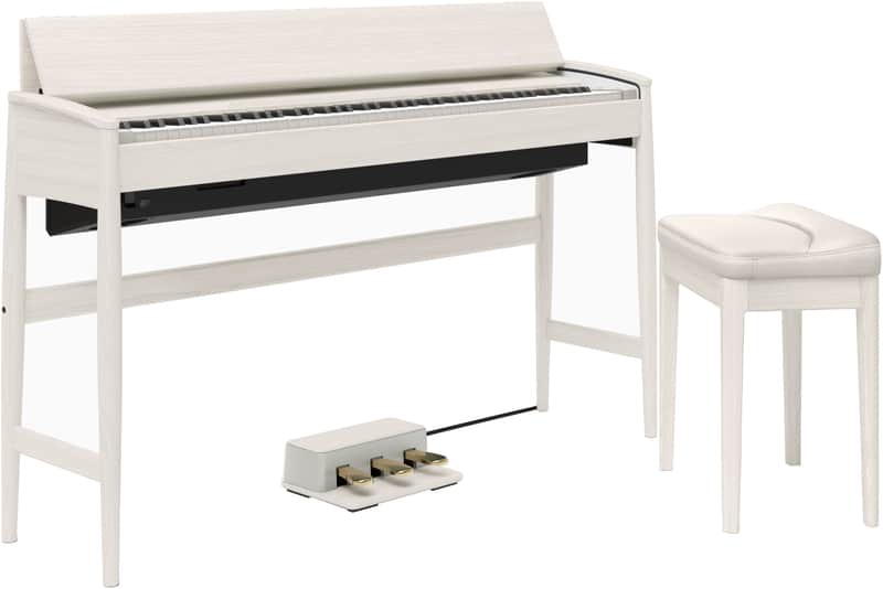 Roland KF-10 Kiyola 88-Key Artisan Digital Upright Piano 2015 - Present - Sheer White image 1