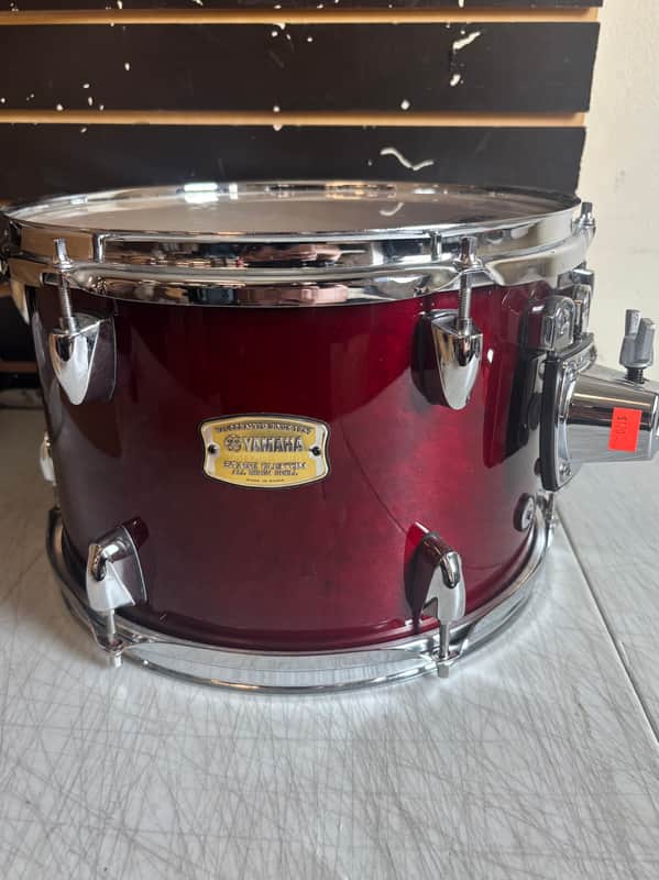Used Yamaha Stage Custom Cranberry Red 12x8 Tom - Excellent Condition image 1