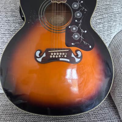 Epiphone EJ212 Super Jumbo 1994 - 2000 - Vintage Sunburst image 1
