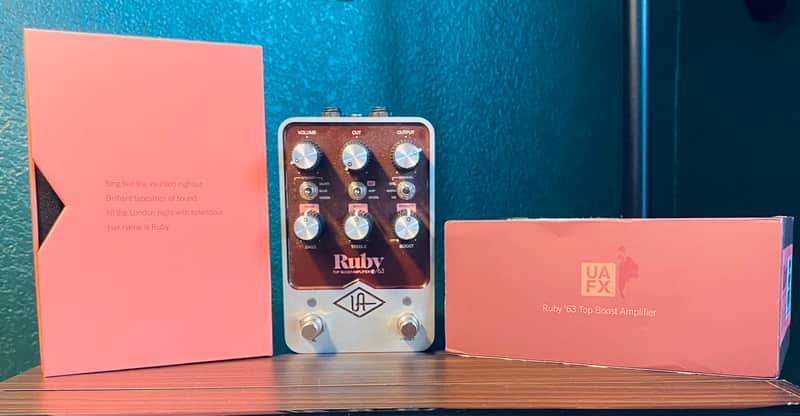 Universal Audio Ruby ’63 Top Boost Amplifier 2022 - Present - Ruby / Silver image 1