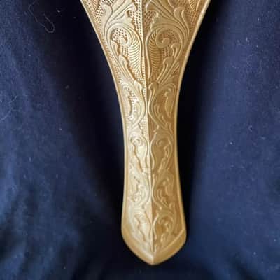 Upright Double Bass 4 Strings Indian Boxwood Tailpiece Hand Carved image 3