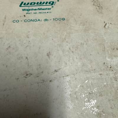 Ludwig 1970’s Black Oyster Conga Drum image 3