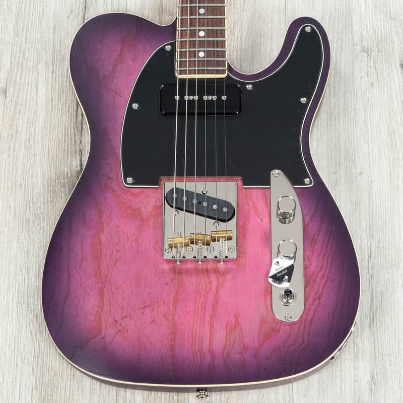 Mint Schecter Guitars 667 PT Special Guitar, Rosewood Fretboard, Purple Burst Pearl image 1