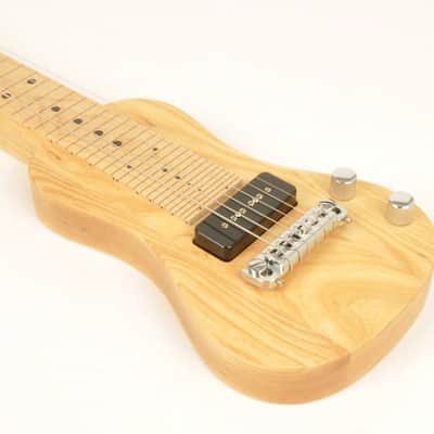 SX Lap 2 Ash NAT Electric Lap Steel Guitar w/Bag & Stand image 6