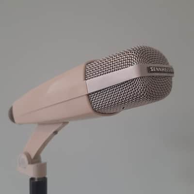Sennheiser MD 421-2 Cardioid Dynamic Microphone 1960s - 1970s - White image 1