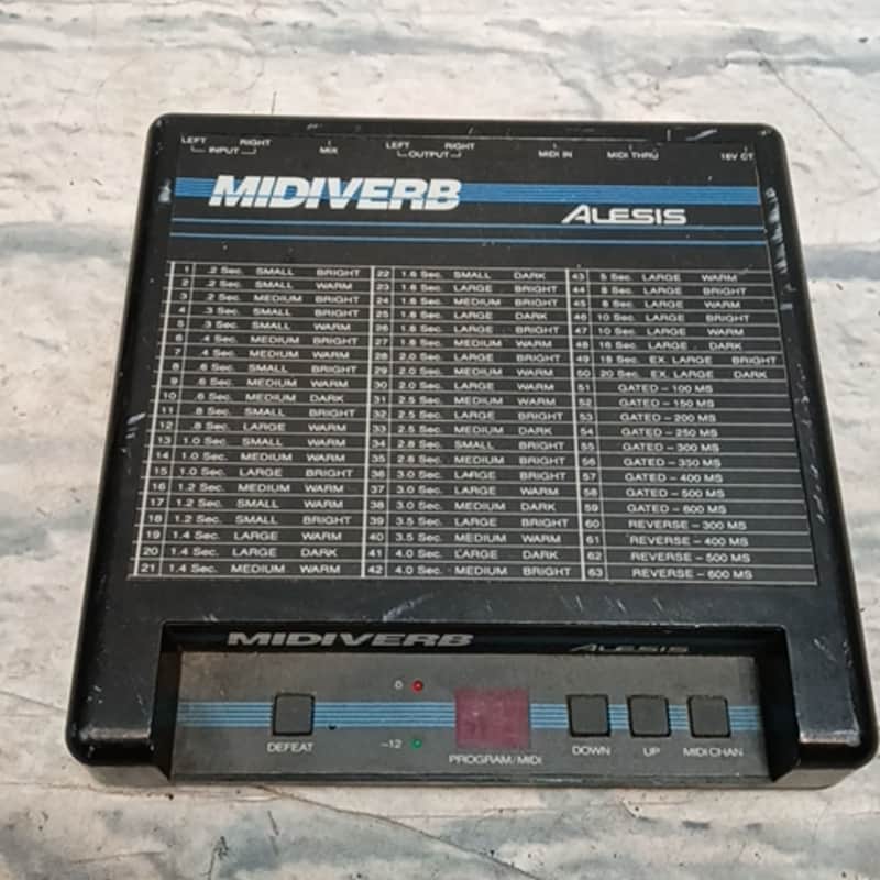 Alesis Midiverb I Desktop Reverb Unit image 1