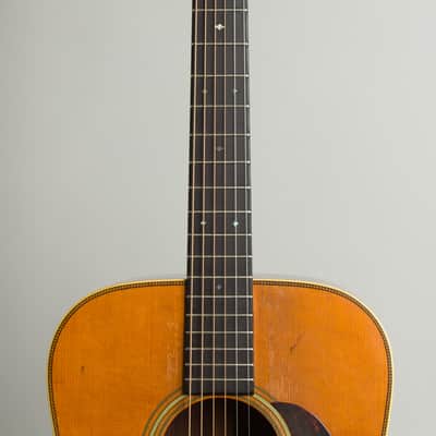 C. F. Martin  D-28 Flat Top Acoustic Guitar (1941), ser. #77774, molded fiberglass hard shell case. image 8