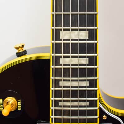 2025 Epiphone Joe Bonamassa '59 Les Paul Custom Electric Guitar, Antique Ebony w/ Case image 5