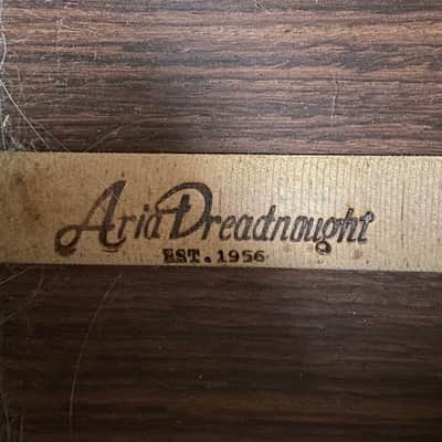 Aria Dreadnought AD-80 Rare! Martin D42 D41 Clone 2006 image 7