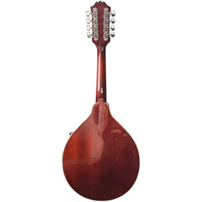 Oscar Schmidt OM10ETS A-Style Acoustic Electric Mandolin, Tobacco Sunburst image 2