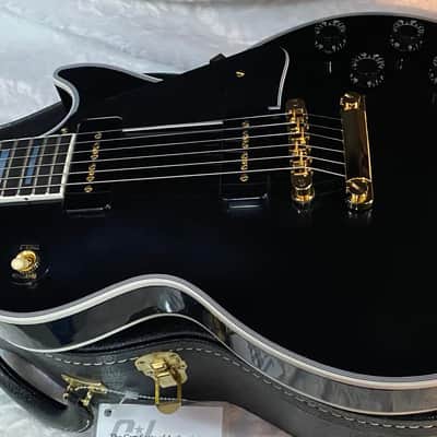 NEW! Gibson Les Paul Custom - Dealer Select - P90 Pick-Ups - VOS Ebony Finish - Custom Shop M2M - Authorized Dealer - 9.7 lbs - G07008 image 10