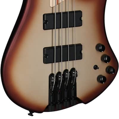 Ibanez Bass Workshop EHB600 Electric Bass Guitar - Charred Champagne Burst Matte image 4
