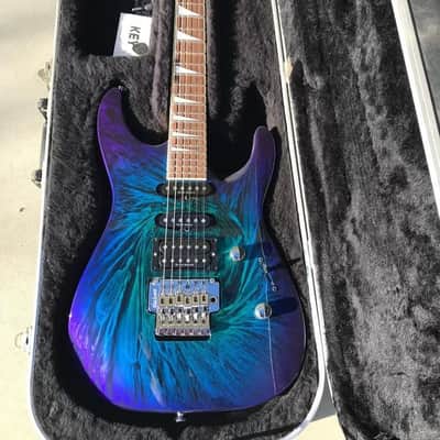 Jackson DK2 Pro Dinky Eerie Dess Swirl 1990s - Eerie Dess Swirl image 2