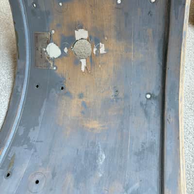 Rogers Holiday Swivomatic Era 22” x 14 Inch Bass Drum Shell Project 60s - Natural image 7