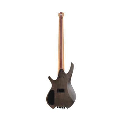 Cort SPACE5SDB Artisan Series Space 5 Poplar Burl Top Soft Maple Body 7pcs Roasted Maple, Walnut, Purple Heart & Maple Neck 5-String Bass Guitar w/Gig Bag image 4