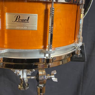 Steve Ferrone's Tom Petty and The Heartbreakers, 1990s Pearl - 6.5x14" CL-8114D Free Floating Maple Snare, Signed! image 8
