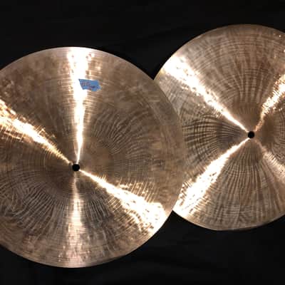 Elvin Jones' Original 1970s Turkish 14" K. Zildjian  Hi-Hats, Unplayed! Original Bag! image 1