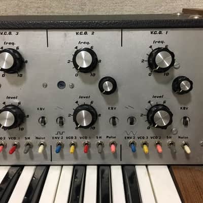 Steiner Parker Synthacon Model 174 1975-1979 Like Minimoog / ARP Odyssey Silverface Wood Sides image 7